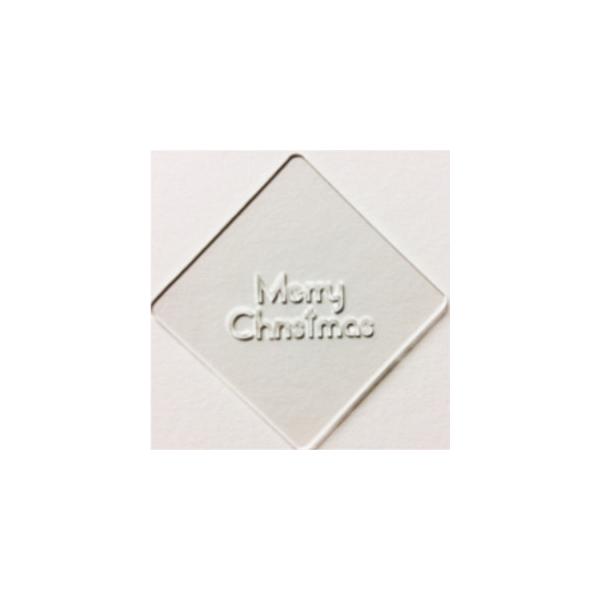 ラテアート用ステンシルシート atta カフェアートステンシル　Merry Christmas　クリスマス　LAS-0051