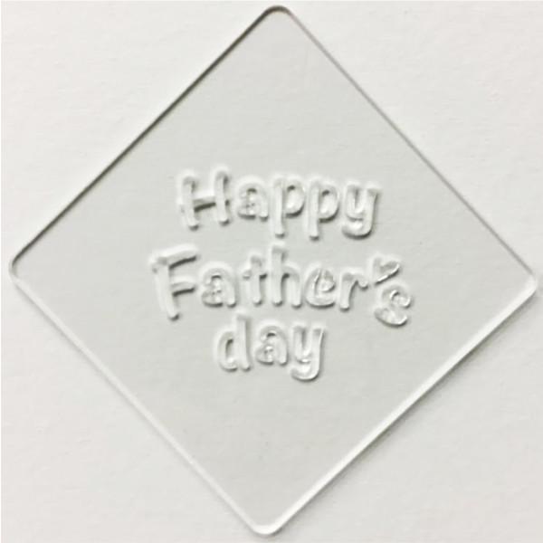 ラテアート用ステンシルシート atta カフェアートステンシル Happy Father's day LAS-0072
