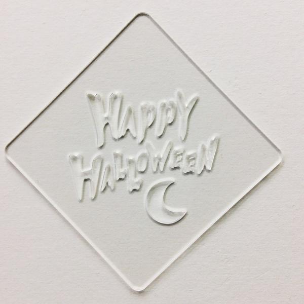 ラテアート用ステンシルシート atta ハロウィンステンシル HAPPY HALLOWEEN カフェアートステンシル LAS-0080