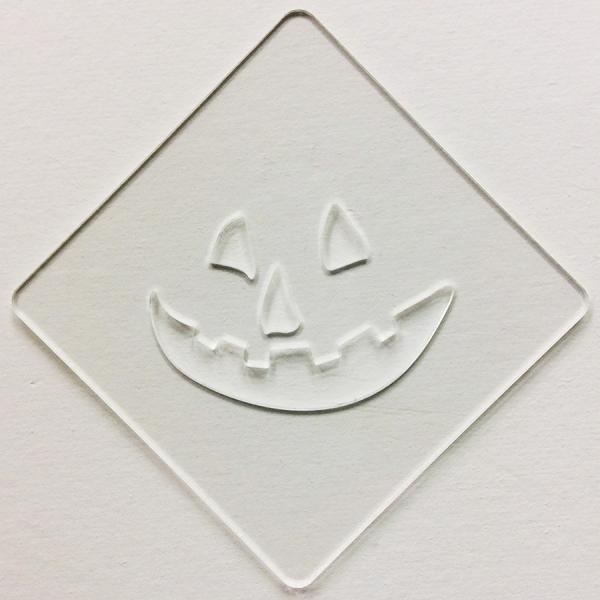 ラテアート用ステンシルシート atta ハロウィンステンシル パンプフェイス1 カフェアートステンシル LAS-0086