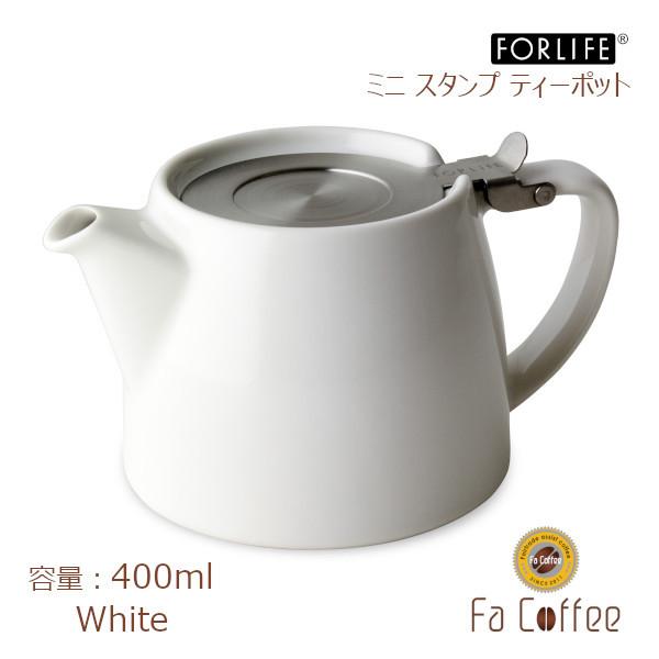 FORLIFE ミニ スタンプ ティーポット ホワイト 509-Wht