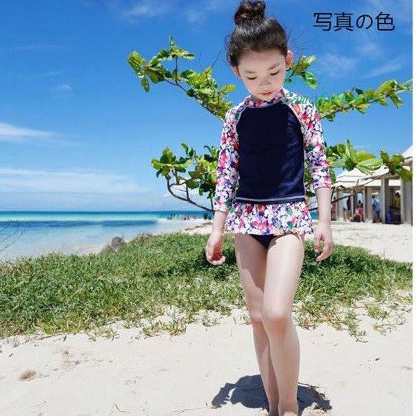 子供服 女の子 水着 ガールズ水着 セパレート ラッシュガード ワンピース 2点セット 子ども ビキニ キッズ 水着 水着 キッズ ワンピース 女の子 水着 Www Arilab Com Tr Index Php