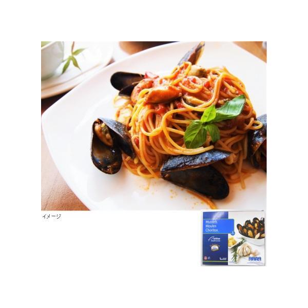 ムール貝 冷凍 殻付 ボイル ムール貝 ガーリックバター味 454g 25-35粒 チリ産 冷凍食品 マルハニチロ