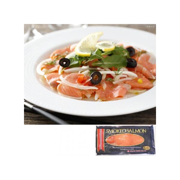 サーモン スモークサーモン 冷凍 スモーク トラウトサーモン スライス 200gマリネやサラダにどうぞ。名称　　　スモークサーモン スライス原材料名　サーモン トラウト ( チリ )、食塩、砂糖/調味料(有機酸塩)、　　　　　酸化防止剤(V...