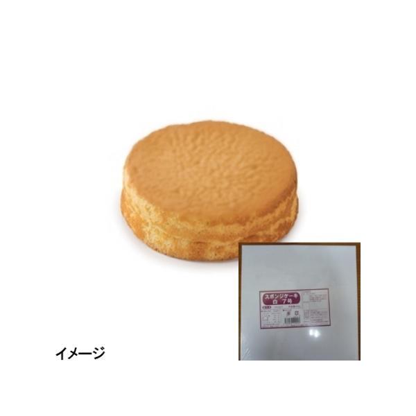 ケーキ スポンジケーキ 冷凍 スポンジ 白7号ホール 直径約21cm 高さ約