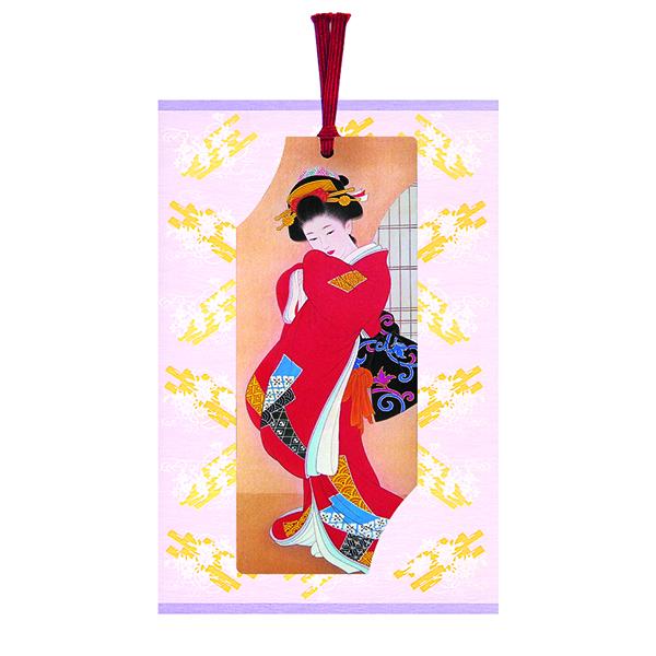 クリスマスカード 和風 F28 07s しおり 舞妓 日本美人画 グリーティングカード 多目的 メッセージカード 和紙 冬 福井朝日堂 京都 F28 07s 22 F A Greetings 通販 Yahoo ショッピング