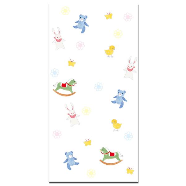 誕生日 お祝い 子供 お小遣い おもちゃ ポチ袋 お札 折らず 祝儀袋 年中 和紙【FMB-1347L ３枚入り】発表会 金封 熨斗袋 万円 和風 封筒 福井朝日堂 京都