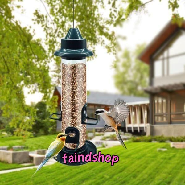 【商品名】バードフィーダー 鳥用 吊り下げ 野鳥小鳥 おしゃれ プラスチック 鳥の餌箱 グリッドチューブ付き 鳥 給餌器 スタンド 餌入れ  餌台 餌場 ペット食器 鳥用品商品仕様;材質：プラスチック重量：177gサイズ：写真をご参照くださ...