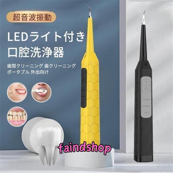 口腔洗浄器 歯石取り 超音波 スケーラー 口腔洗浄機 電動歯ブラシ LEDライト付き 口腔ケア 歯垢 歯用ツール 超音波振動 IPX6防水 3段モード 口腔ケア 口臭防止:ya01-ccxx01-107ならYahoo!ショッピング！ランキン...