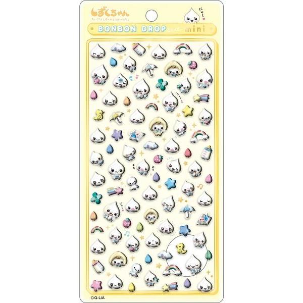 【新品未使用】 ボンボンドロップシール しずくちゃん mini 正規品 しずくちゃん ボンボンドロップシール ミニ クーリア 正規品 本物