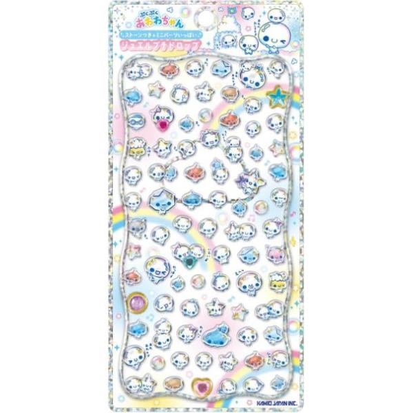 カミオジャパン ジュエルプチドロップステッカー 立体 シール 平成
