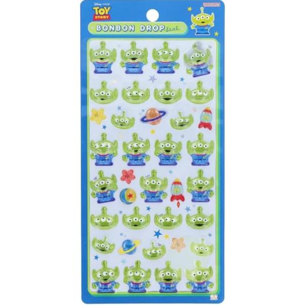 サンスター文具 ディズニーキャラクター シール 立体 ボンボンドロップ