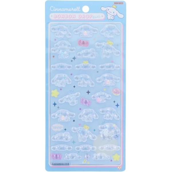 サンスター文具 サンリオキャラクター シール 立体 ボンボンドロップ