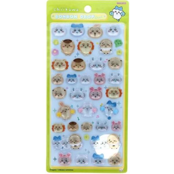 サンスター文具 ちいかわキャラクター シール 立体 ボンボンドロップ