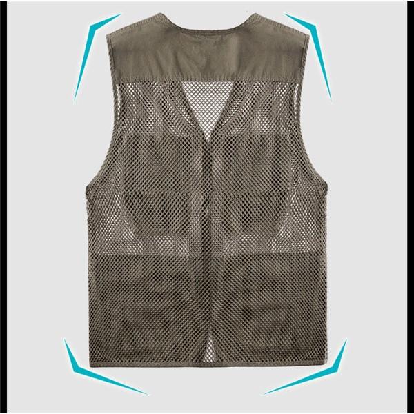 多機能ベスト メンズ トップス ベスト お釣りベスト ポケット多い メッシュ 結婚祝い アウト 大人気 カメラマン 登山 シンプル 新作 春夏