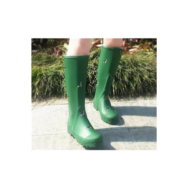 レインブーツ 長靴 レインシューズ レディース ロングブーツ ロング アウトドア 雨靴 防水 軽量 防寒 おしゃれ 正規品新品未使用品