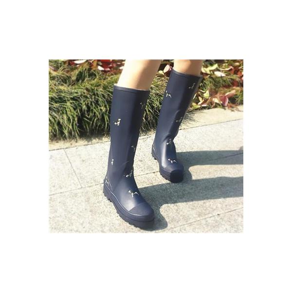 レインブーツ 長靴 レインシューズ レディース ロングブーツ ロング アウトドア 雨靴 防水 軽量 防寒 おしゃれ 正規品新品未使用品