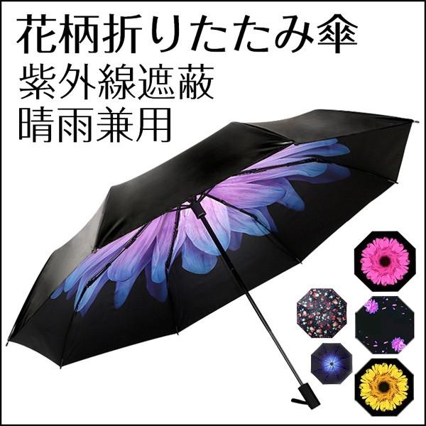 折り畳み傘 日傘 紫外線遮蔽 遮光 遮熱 晴雨兼用 撥水加工 頑丈な8本骨 耐風 軽量 花柄 超撥水 紫外線対策 男女兼用 折りたたみ 日傘 遮光 Uv 傘 Um015 Fairyhouse 通販 Yahoo ショッピング