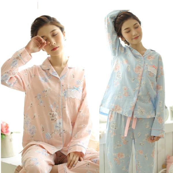 パジャマ レディース 長袖 パジャマ 前開き 春 秋 冬 パジャマ 綿100 襟付き 花柄 上下セット パジャマ レディースルームウエア 部屋着 Buyee Buyee Japanese Proxy Service Buy From Japan Bot Online