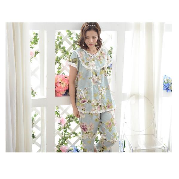 レディースパジャマ ワンピースパジャマ 半袖パジャマ 春夏 前開き 綿100 ガーゼ ネグリジェ ナイトウェア リボンレース 部屋着 Buyee 日本代购平台 产品购物网站大全 Buyee一站式代购 Bot Online