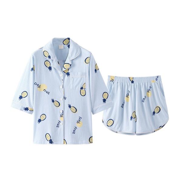 パジャマ レディース 春夏 前開き パジャマ 半袖 パイナップル柄 上下セット 韓国風 レディースルームウエア 部屋着 寝巻き ランジェリー 綿 可愛い Buyee Buyee 日本の通販商品 オークションの代理入札 代理購入