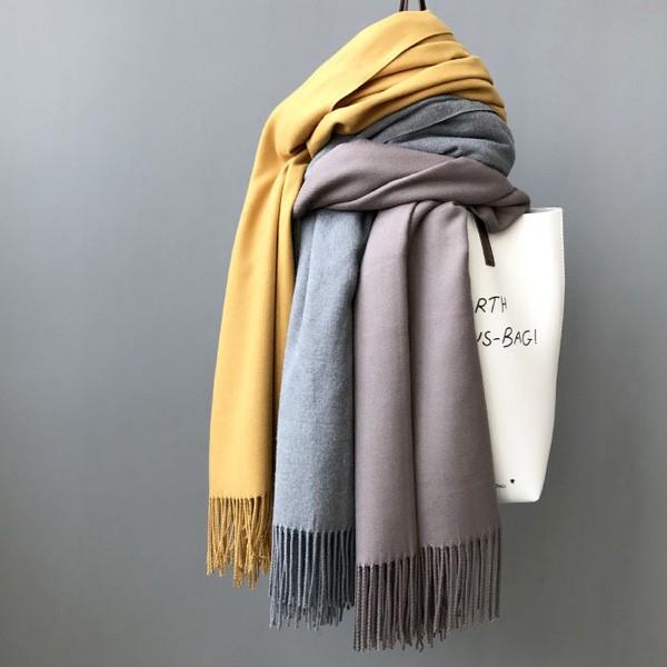 大判ストール レディーススカーフ 女 ユニセックス マフラー 無地 厚手 秋冬 プレゼント ギフト クリスマス フリーサイズ レディースマフラー ストール Y Fairyhouse 通販 Yahoo ショッピング