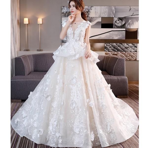 ウェディングドレス エンパイア 二次会ドレス 花嫁ドレス シンプルエンパイアドレス ウェディングドレス二次会ドレス スワニーエンパイアドレス ドレス Y Fairyhouse 通販 Yahoo ショッピング