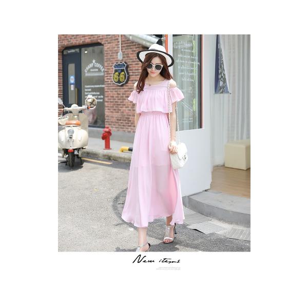 レディース 肩露出 マキシワンピ 夏用 シフォン 半袖 ティアード シフォン ワンピース マキシ丈 大人かわいい 姫系 肩出し パーティードレス 結婚式 二次会 Buyee Buyee 提供一站式最全面最專業現地yahoo Japan拍賣代bid代拍代購服務 Bot Online