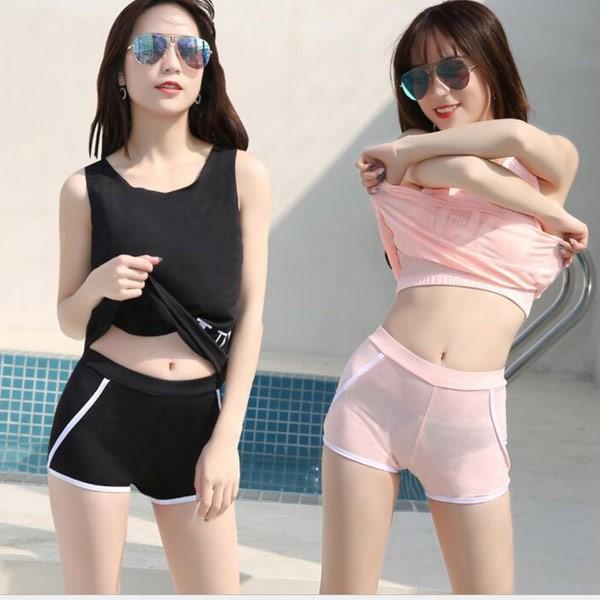 水着 体型カバー タンキニ ビキニ 3点セット水着 レディース 韓国風 セクシー ファッション 水着 可愛い スイムウェア セパレート 紫外線カット 水泳 女性用 Y0453 Fairyhouse 通販 Yahoo ショッピング