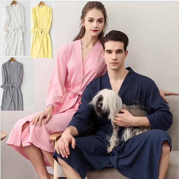 レディース バスローブ 半袖 夏用 薄手 ホテル メンズ ワッフル バスローブ 男女兼用 ナイトガウン メンズ バスローブ メンズ タオル地 バスローブ Y0766 Fairyhouse 通販 Yahoo ショッピング