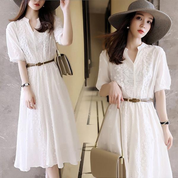 レースワンピース 白 みんな探してる人気モノ レースワンピース 白 レディースファッション