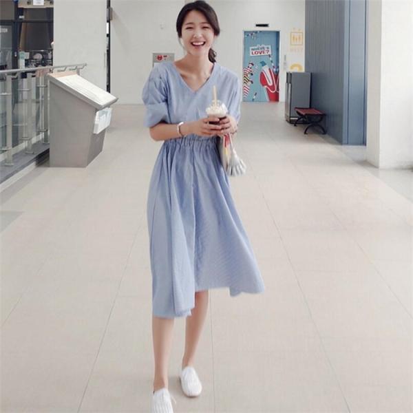 希少 ワンピース 17秋 深vネック Ol 気品良い 韓国風 プレミアム Www Purpicks Com