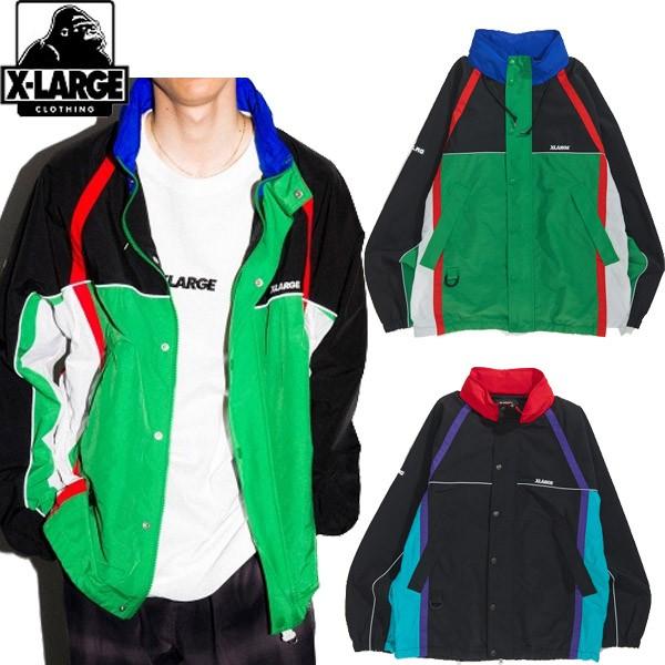 エクストララージ XLARGE MULTI PANELED NYLON JACKET マルチパネル ナイロンジャケット アウター スポーティー トラックジャケット メンズ ブランド ストリート