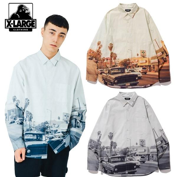 エクストララージ Xlarge Printed L S Shirt プリント シャツ 長袖 フォト モノクロ カラー 写真 総柄 メンズ ブランド ストリート Faithstore 通販 Yahoo ショッピング