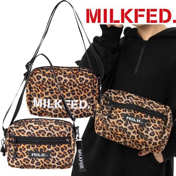 MILKFED. ミルクフェド MILKFED LEOPARD PRINT SHOULDER BAG