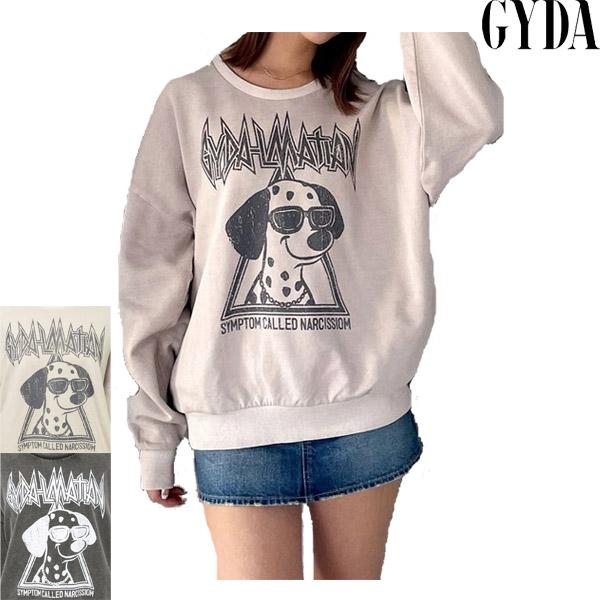 GYDA ジェイダ GYDALMATIANスウェットトップス プルオーバー GYDA ジェイダ GYDALMATIANスウェットトップス プルオーバー