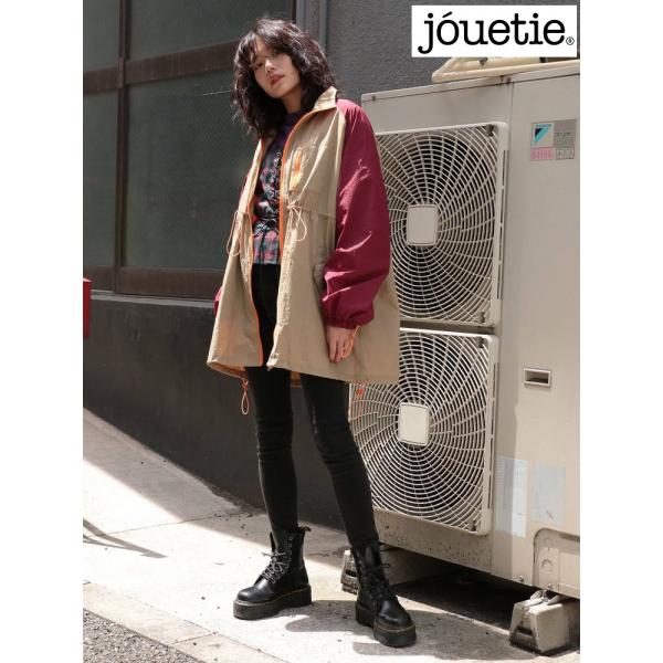 Jouetie ジュエティー ナイロン2wayワンピース チュニック丈 アウター ベージュ Dejapan Bid And Buy Japan With 0 Commission