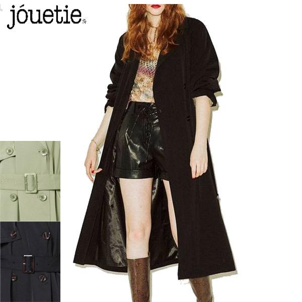 ジュエティー Jouetie ボリュームトレンチコート アウター オーバーサイズ ワンピース風 ベーシック 人気 トレンド ロック アミアヤ レディース ブランド Faithstore 通販 Yahoo ショッピング