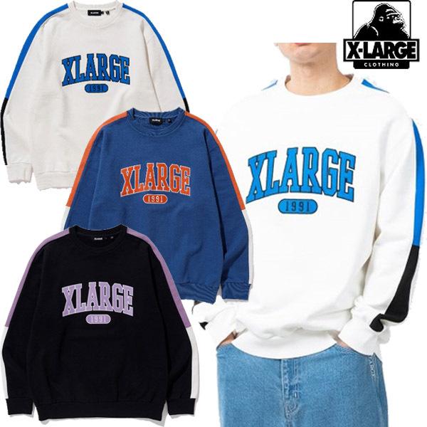 エクストララージ Xlarge Paneled Crewneck Sweat パネル クルーネック スウェット トレーナー メンズ ブランド ストリート Faithstore 通販 Yahoo ショッピング