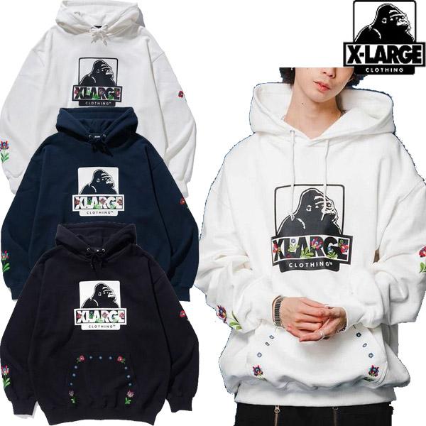 XLARGE エクストララージ FLOWER OG PULLOVER HOODED SWEAT XLARGE エクストララージ FLOWER OG PULLOVER HOODED SWEAT
