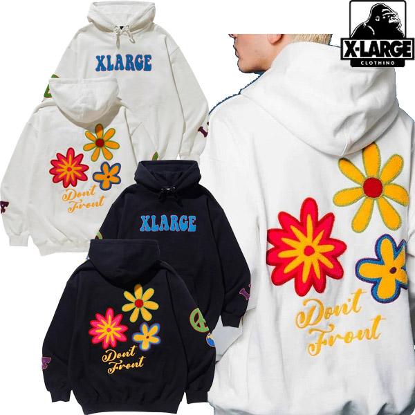 XLARGE エクストララージ FLOWER PULLOVER HOODED SWEAT XLARGE エクストララージ FLOWER PULLOVER HOODED SWEAT