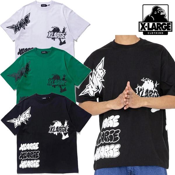 XLARGE エクストララージ RANDOM PRINT S/S TEE ランダム プリント 