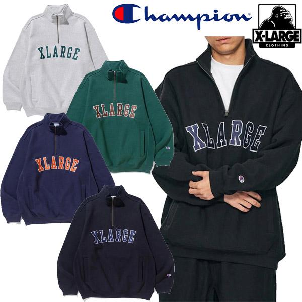 XLARGE エクストララージ × Champion REVERSE WEAVE HALF ZIP XLARGE エクストララージ × Champion REVERSE WEAVE HALF ZIP