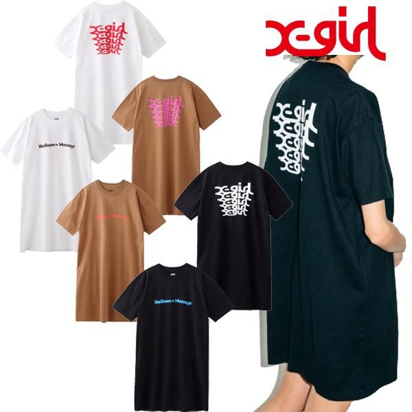 エックスガール X Girl Message S S Tee Dress メッセージ 半袖 Tシャツ ワンピース ドレス ロゴ ブランド レディース Faithstore 通販 Yahoo ショッピング