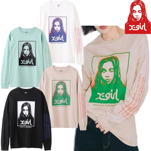 エックスガール X Girl Box Face L S Tee ボックス フェイス ロンｔ 長袖 バックプリント 女の人 袖プリント ブランド レディース Faithstore 通販 Yahoo ショッピング