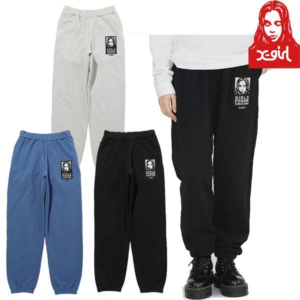X-girl エックスガール X-GIRL FACE PATCH SWEAT PANTS パンツ X-girl エックスガール X-GIRL FACE PATCH SWEAT PANTS パンツ