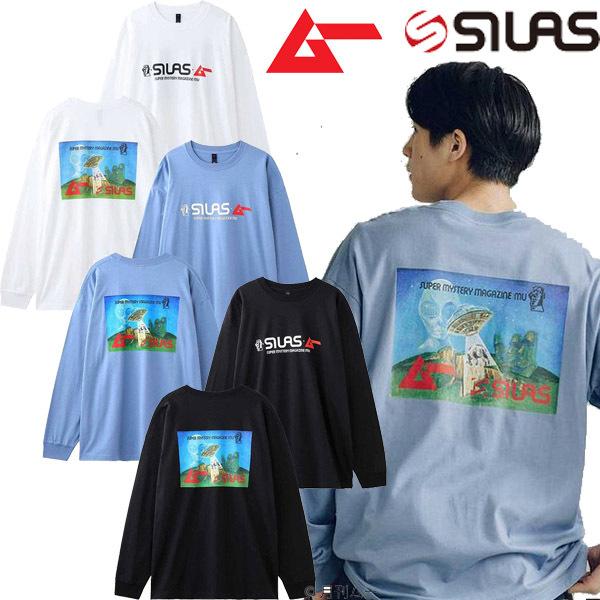 SILAS ☆セール SALE☆ サイラス x MU LS TEE GREY ALIEN ムー SILAS ☆セール SALE☆ サイラス x MU LS TEE GREY ALIEN ムー