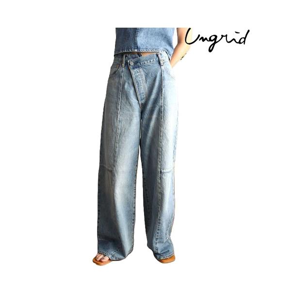 Ungrid（アングリッド） カーブデザインデニム ボトム デニム アシメ