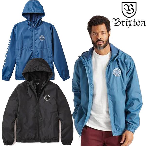 【美品】ブリクストン BRIXTON CREST ZIP HOOD ジャケット BRIXTON ブリクストン CLAXTON CREST LW ZIP HOOD JACKET