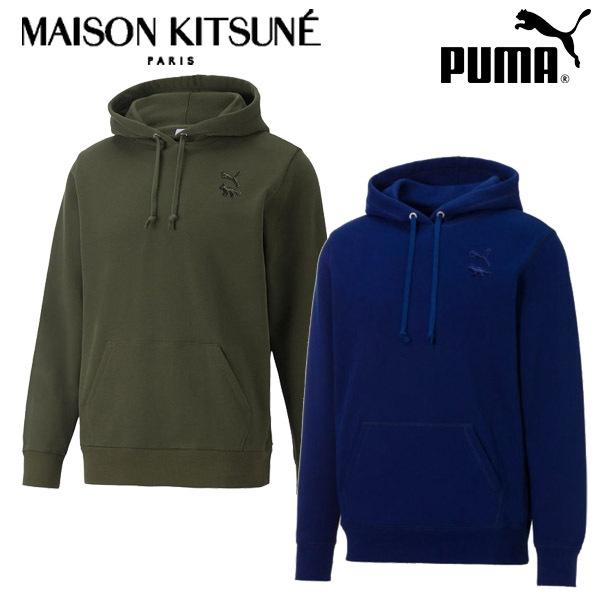 PUMA プーマ puma x Maison Kitsune フーディー ユニセックス パーカー  